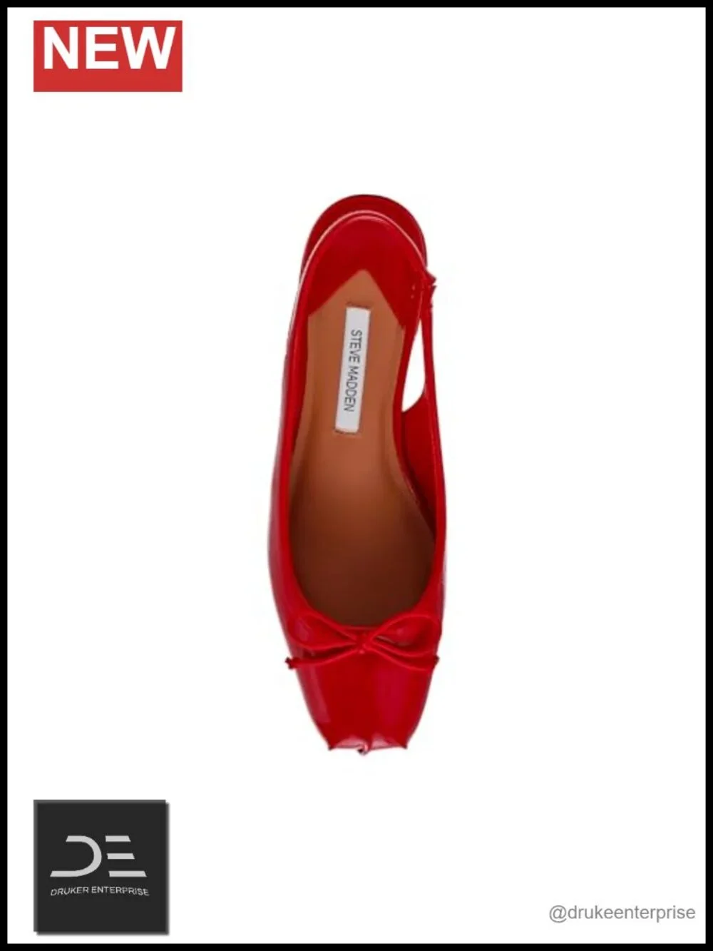 Steve Madden Loved Pumps Block Heel Square Toe Slingback PU Heels
